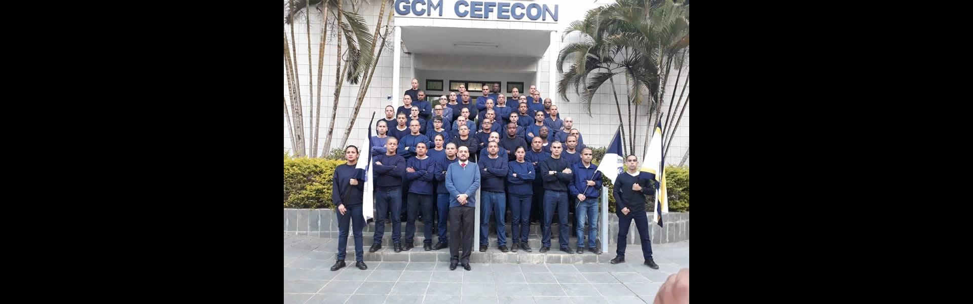 Treinamento aos policias da CEFECON - Embú das Artes no dia 05/07/2018