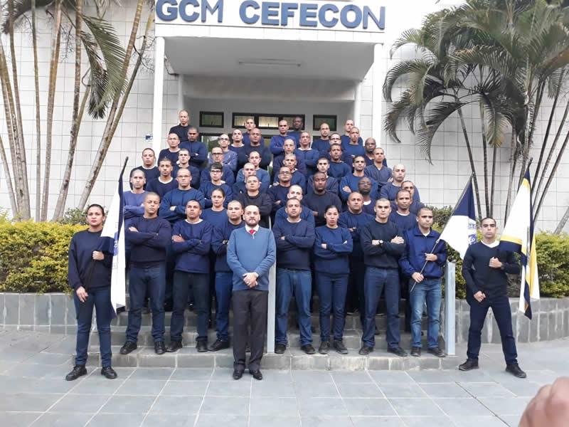 Treinamento aos policias da CEFECON - Embú das Artes no dia 05/07/2018