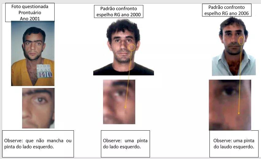 Exame de comparação facial absolve pessoa condenada a 12 anos senhor Rogerio de Asis de Paula