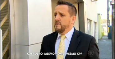 Confusão: mesmo nome, mesmo cpf