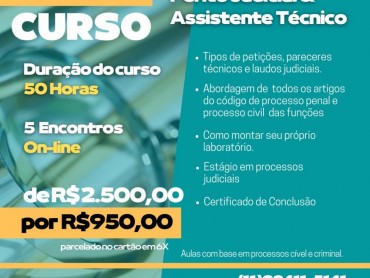 Curso Perito Judicial e Assistente Técnico - Foto 2