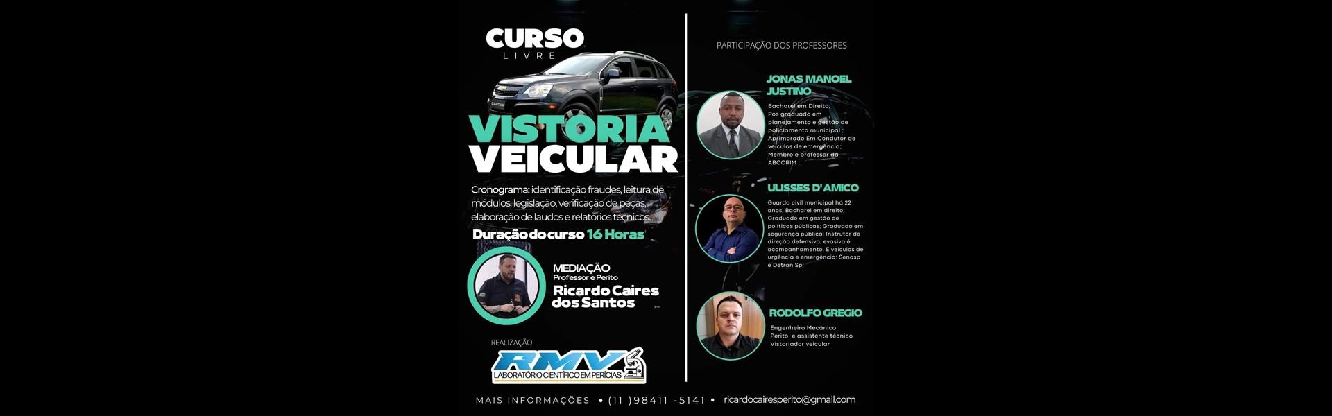 Curso Livre Vistoria Veicular