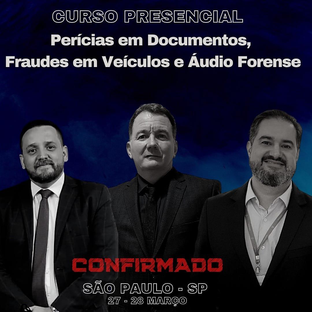 Curso Prático de Perícias em Veículos e Documentos - CRIME HUNTER